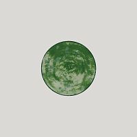 Блюдце RAK Porcelain Peppery круглое 15 см, зеленый цвет (для чашки 230 мл)
