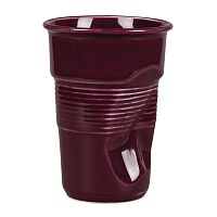 Чашка для латте Barista (Бариста) "мятая" 290 мл фиолетовая, h 11,5 см, P.L. Proff Cuisine