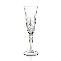 Бокал флюте для шампанского RCR Style Melodia 160 мл, хрустальное стекло, Италия