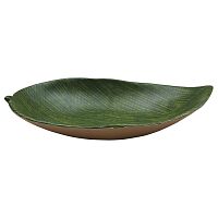 Блюдо,поднос меламиновый 37.8*22.9*7см  P.L. Green Banana Leaf