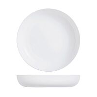 Тарелка глубокая с бортом Luminarc "Эволюшнс" 25 см,стеклокерамика, белый цвет, ARC, (/6/12)
