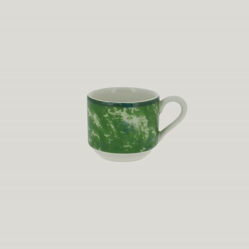 Чашка для эспрессо RAK Porcelain Peppery 90 мл штабелируемая, зеленый цвет