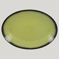 Блюдо овальное RAK Porcelain LEA Light green (зеленый цвет) 32 см