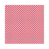 Упаковочная бумага "Красная клетка", 31*38 см, жиростойкий пергамент 32 г/см2, 1000 шт/уп, Garcia de