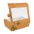 Контейнер картонный для салата с окном, 1 л, 12*17*5,5 см, 25 шт/уп, Garcia de Pou