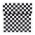 Скатерть в рулоне "Тет-а-тет" 0,4*24 м, 20 отрывов, чёрно-белая клетка, Airlaid, Garcia de Pou