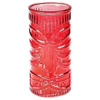 Стакан для коктейлей "Тики красный" 400 мл, стекло, P.L. - BarWare