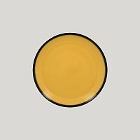 Тарелка круглая RAK Porcelain LEA Yellow 24 см (желтый цвет)