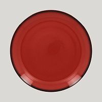 Тарелка круглая RAK Porcelain LEA Red 27 см (красный цвет)