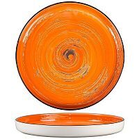 Тарелка с бортом Texture Orange Circular 28 см, h 3,1 см, P.L. Proff Cuisine