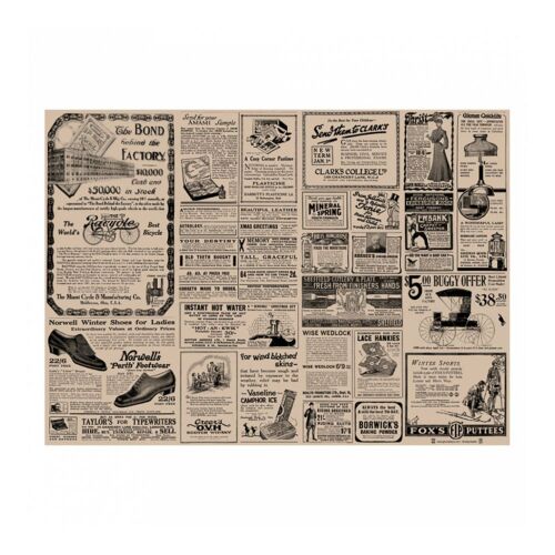 Подкладка сервировочная (плейсмет) "Газета", 31*43 см, бумага, 500 шт, Garcia de Pou