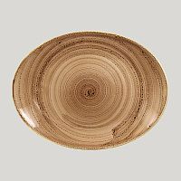 Овальная тарелка RAK Porcelain Twirl Shell 36*27 см